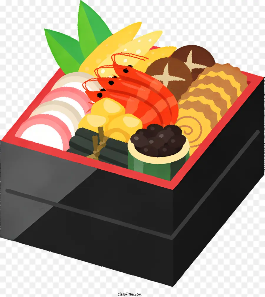 Sushis，Boîte à Bento PNG