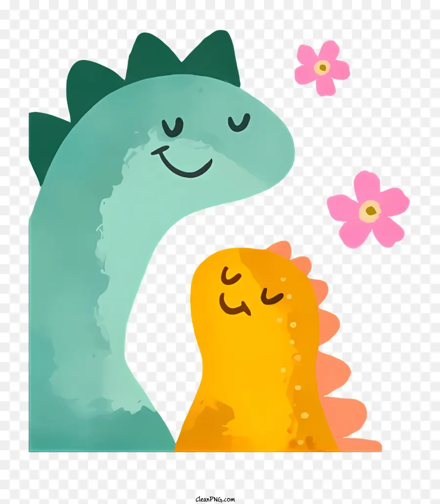 Bébé Dinosaure，Dinosaures étreindre PNG