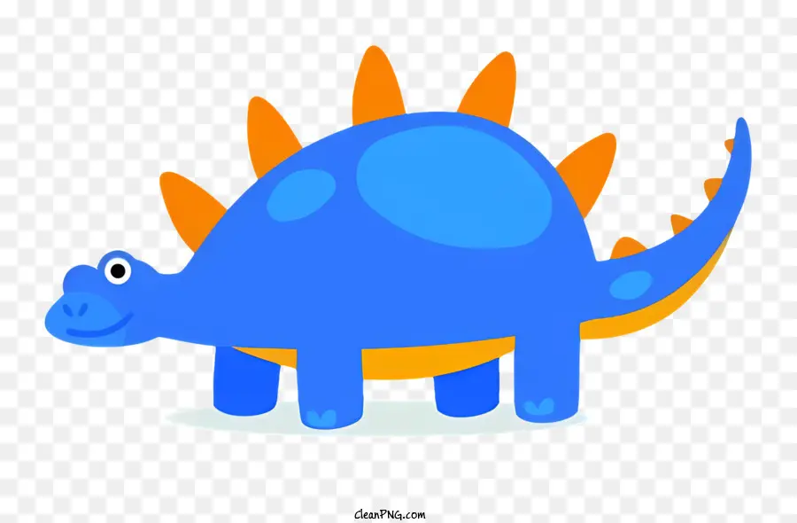 Dinosaure De Dessin Animé，Dinosaure Bleu PNG