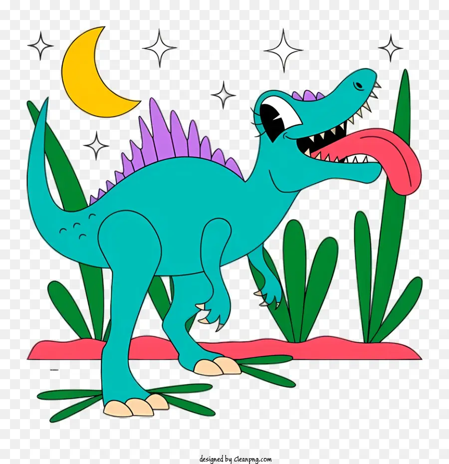 Dessin Animé Dinosaure，Longue Queue PNG