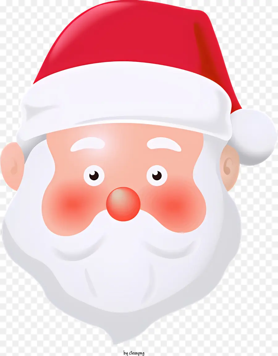 Le Père Noël，Visage Du Père Noël PNG