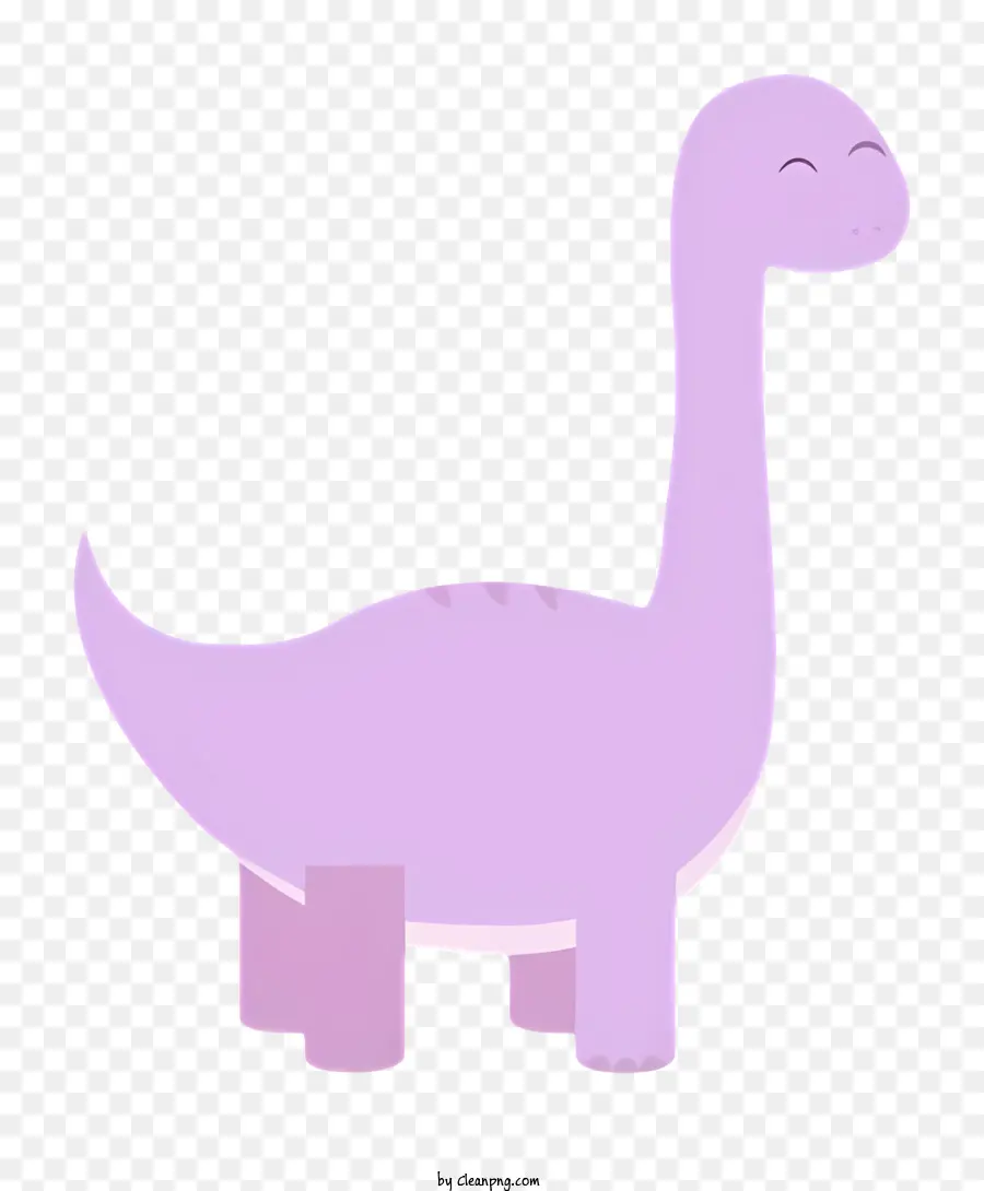 Dinosaure Violet，Dessin Animé PNG