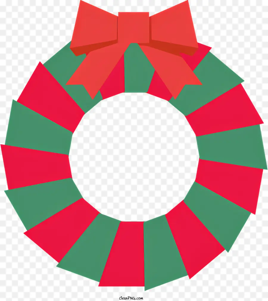 Couronne De Noël，Arc Rouge PNG