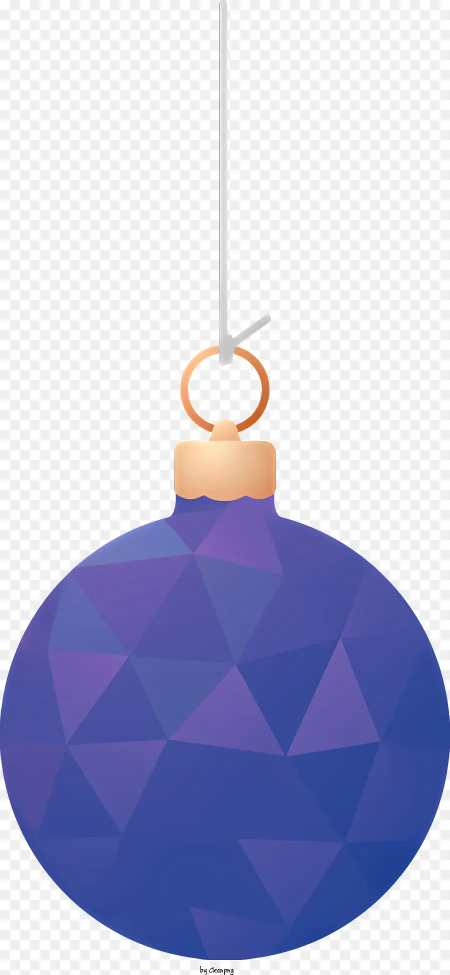 Ornement Bleu，Ornement De Noël PNG