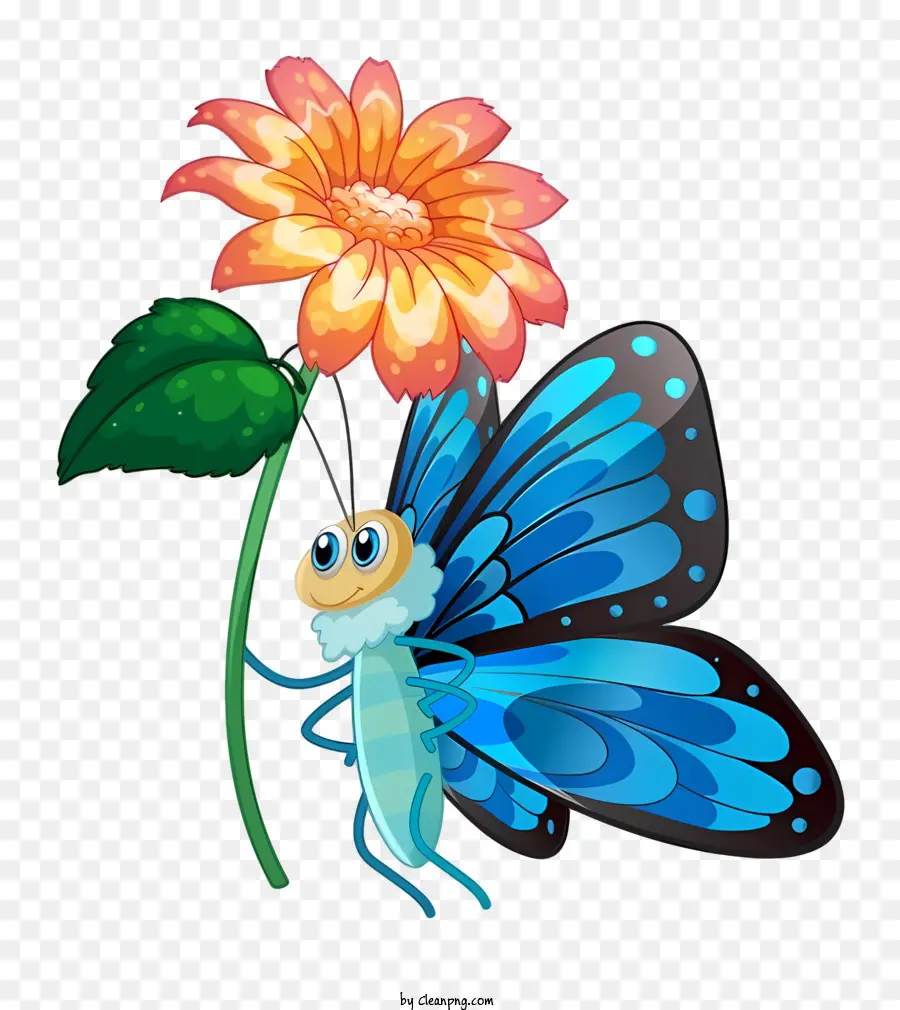 Papillon，Fleur PNG