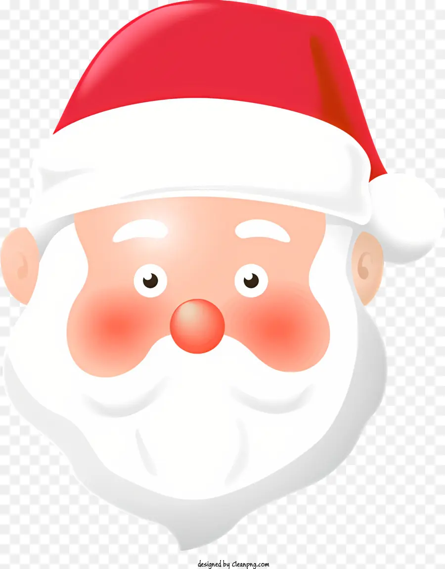 Le Père Noël，Visage Du Père Noël PNG