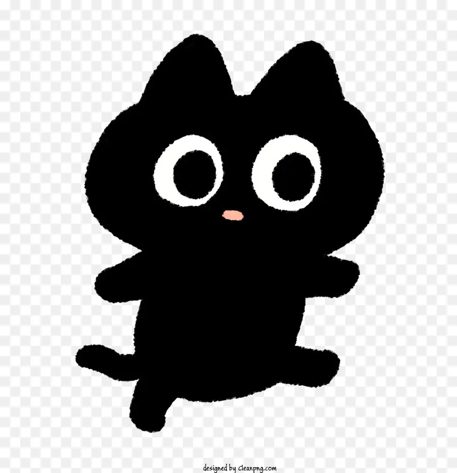 Chat Noir，Grands Yeux PNG