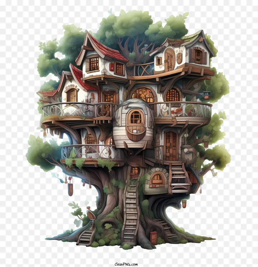 La Maison De L'arbre，De Conte De Fées PNG