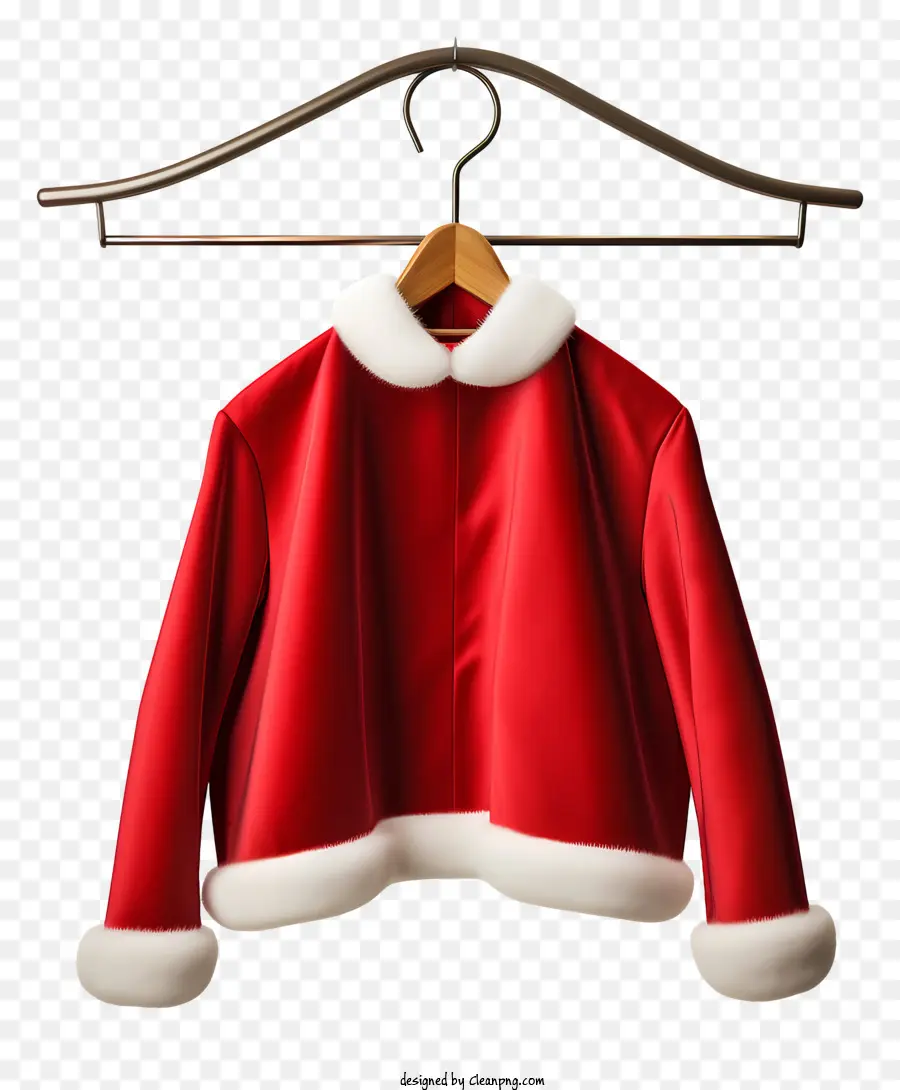 Costume De Père Noël，Manteau Rouge PNG