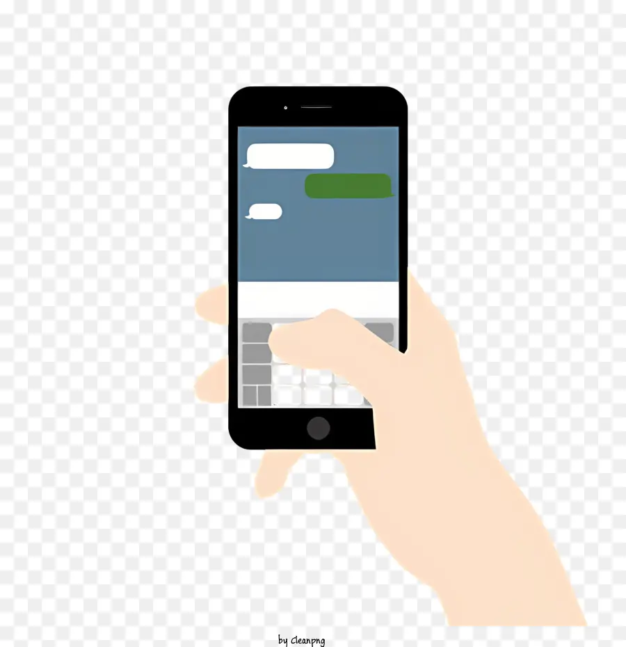 Smartphone，Main Tenant Le Smartphone PNG