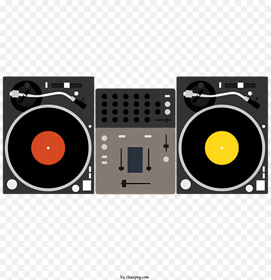 Matériel Dj，Platines Vinyles PNG