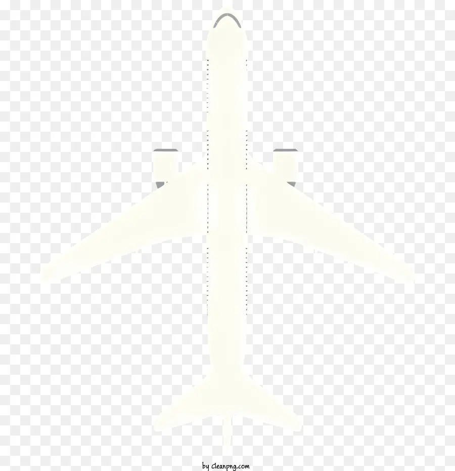 Avion De Silhouette，Jet De Passagers PNG