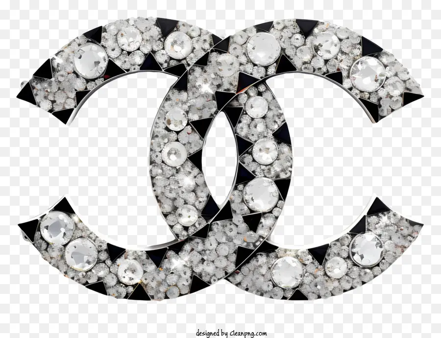 Broche Chanel，Logo Diamant PNG