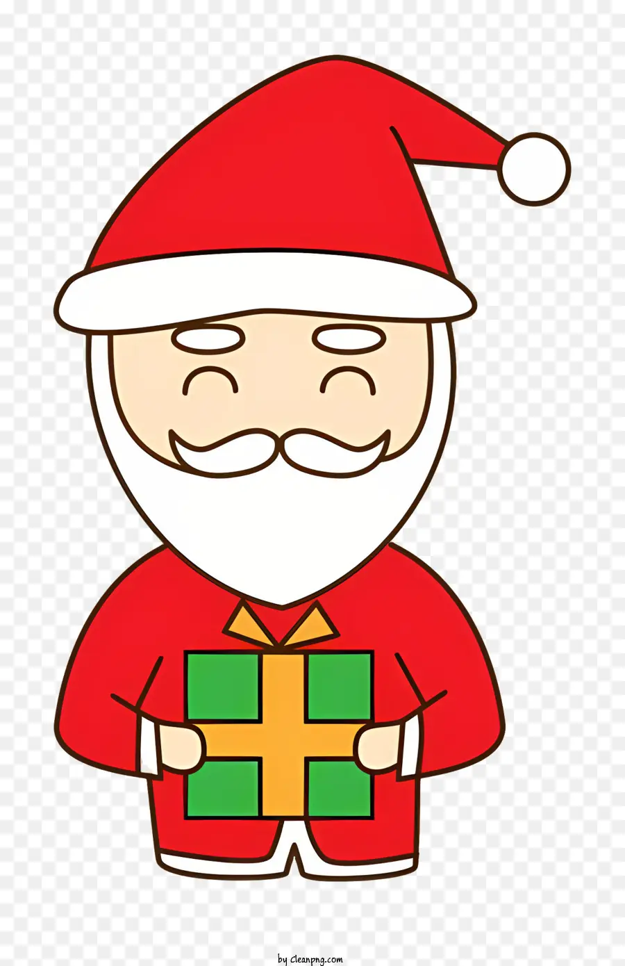 Le Père Noël，Costume Rouge PNG
