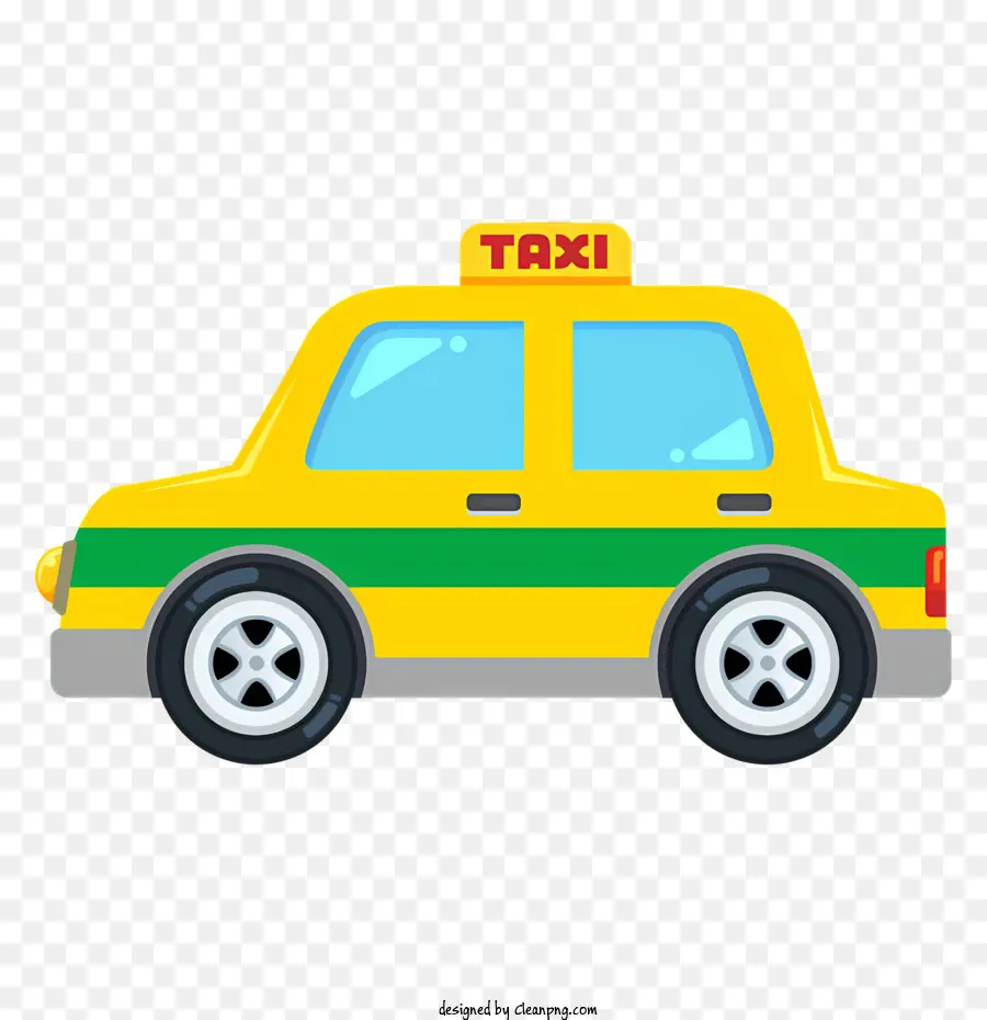 Taxi，Taxi Jaune PNG