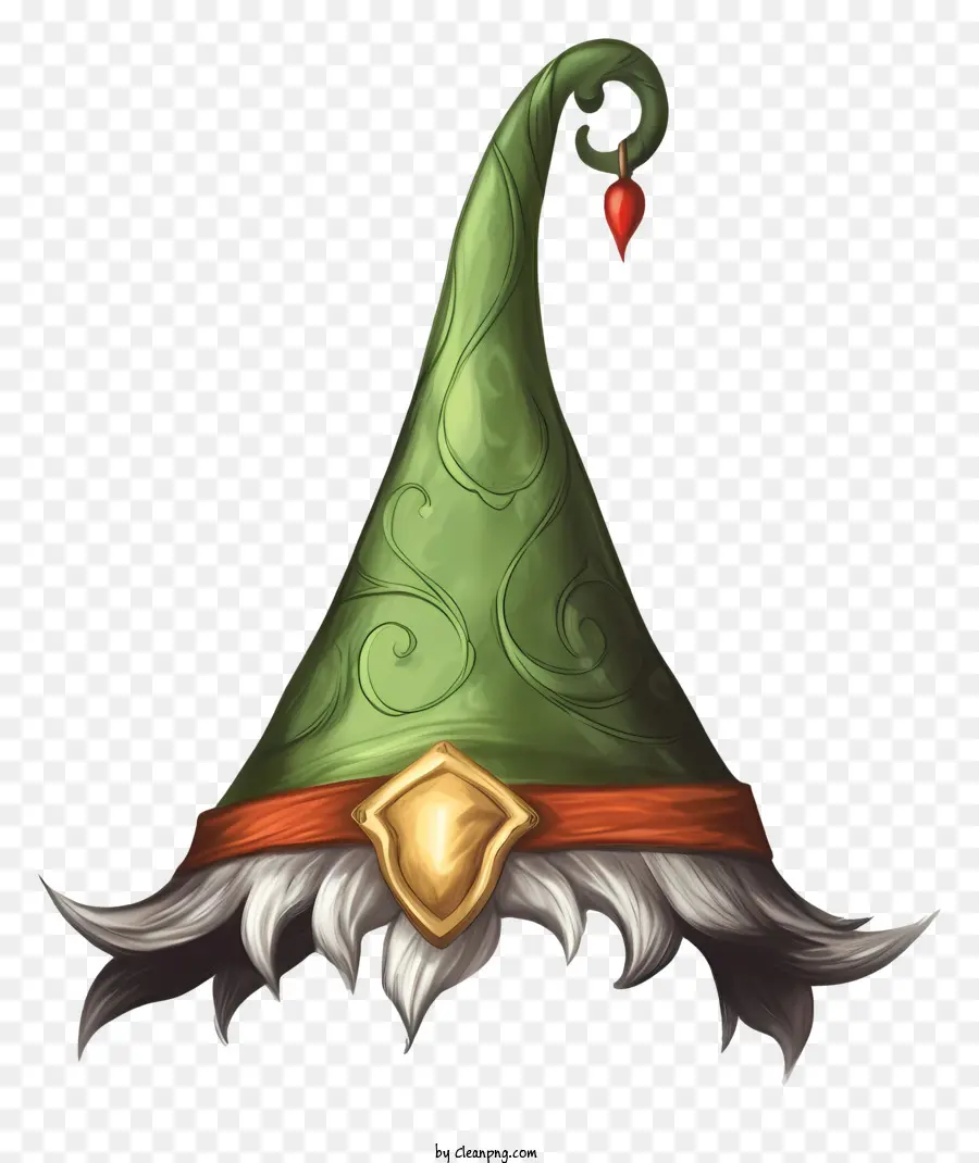 Chapeau De Gnome，Chapeau D'elfe Vert PNG