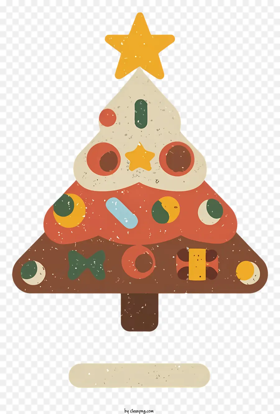 De Fête De L'arbre De Noël，Gâteau PNG