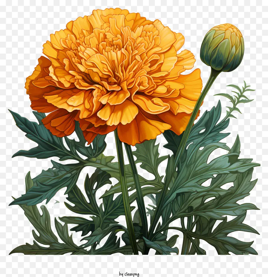 Fleur D'oranger，Fleurs De Souci Orange PNG