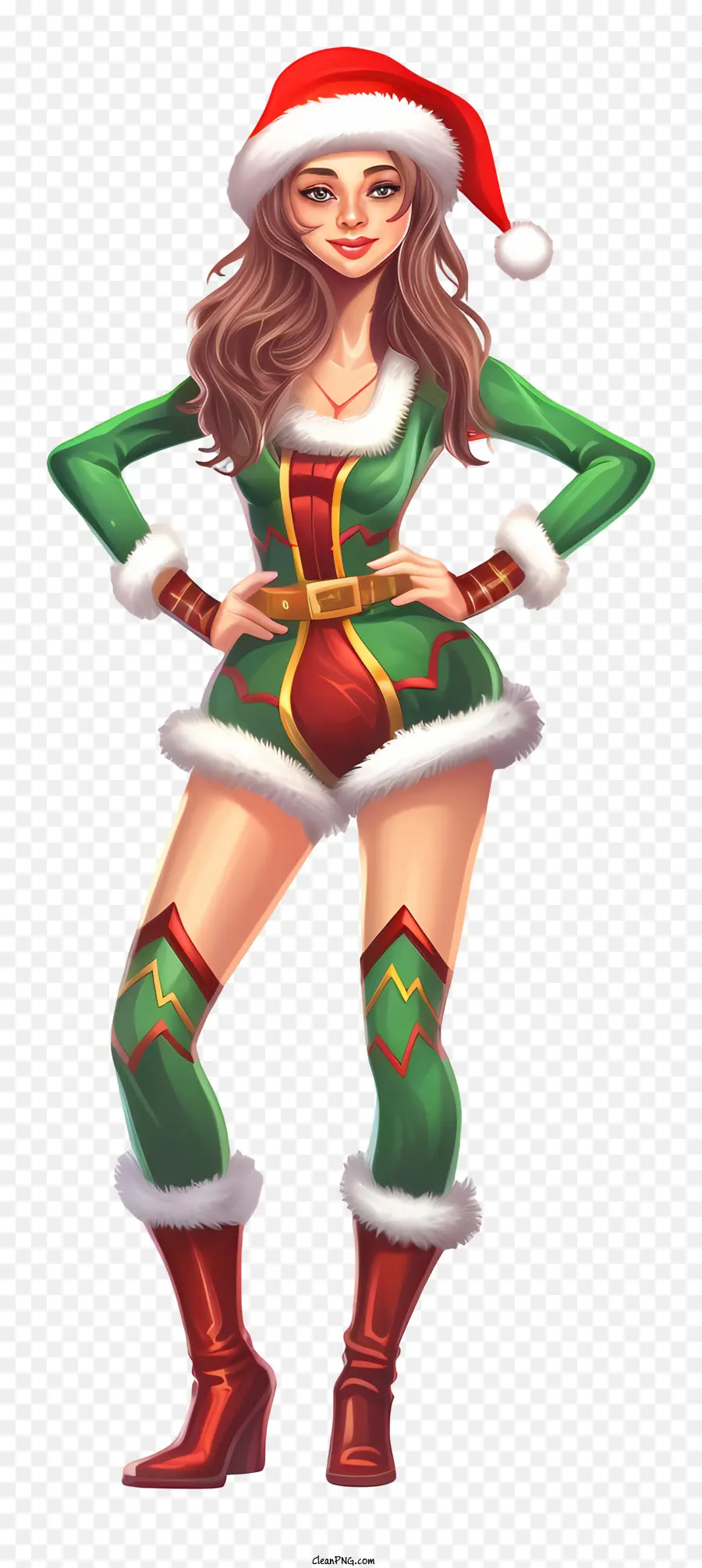 Costume D'elfe，Noël PNG