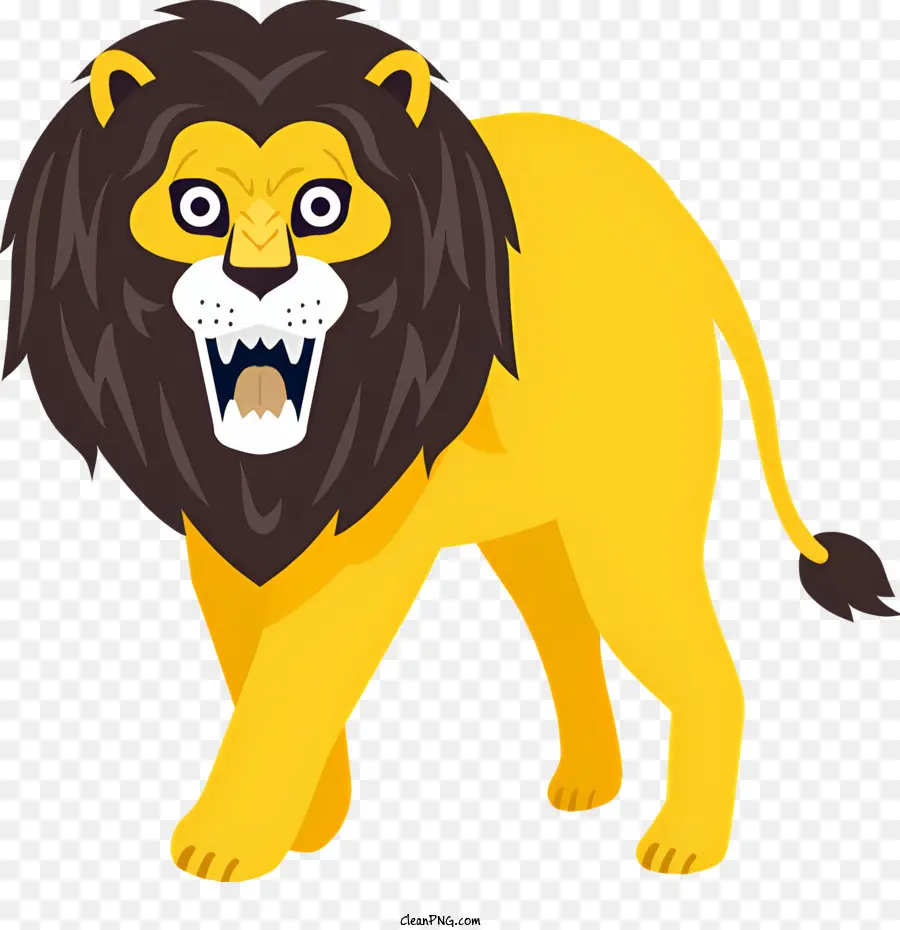 Lion，Jaune Lion PNG