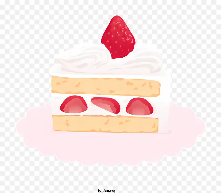 Gâteau，Shortcake Aux Fraises PNG