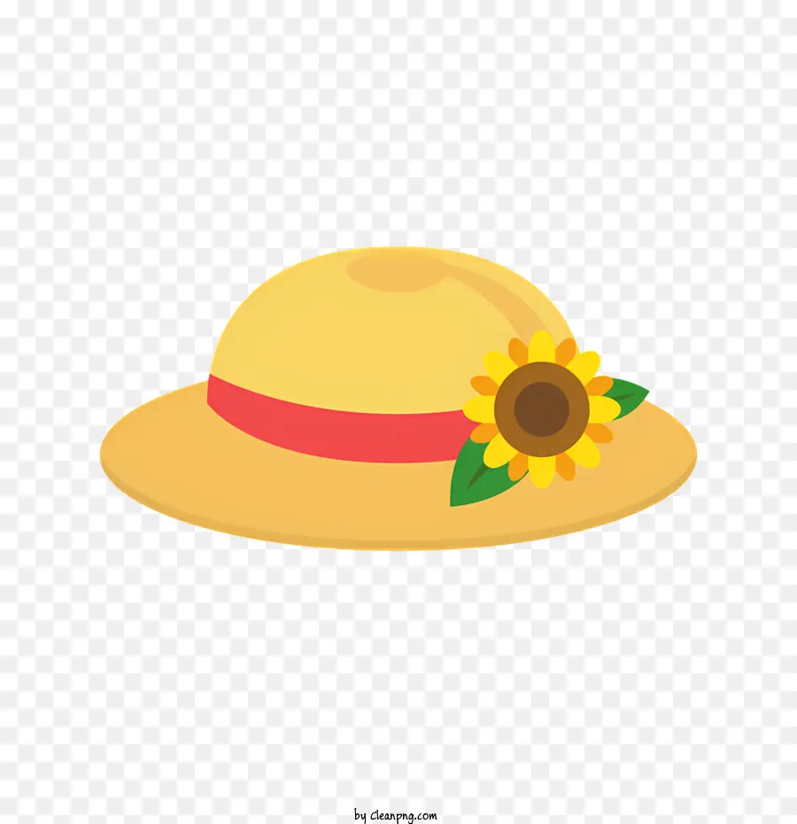 Chapeau，Jaune Chapeau De Paille PNG