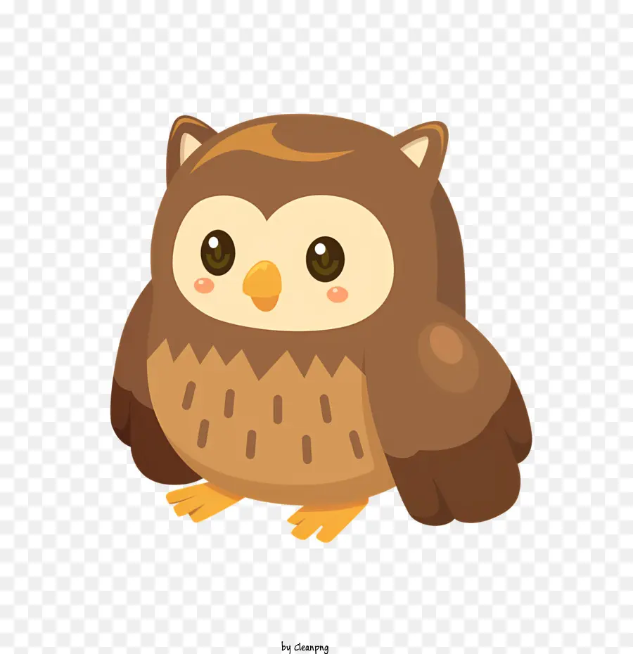 Chouette，Hibou De Brown PNG