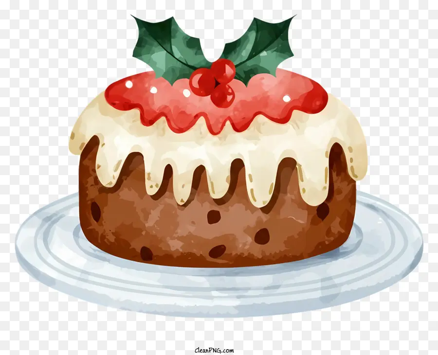 Dessin Animé，Gâteau De Noël PNG