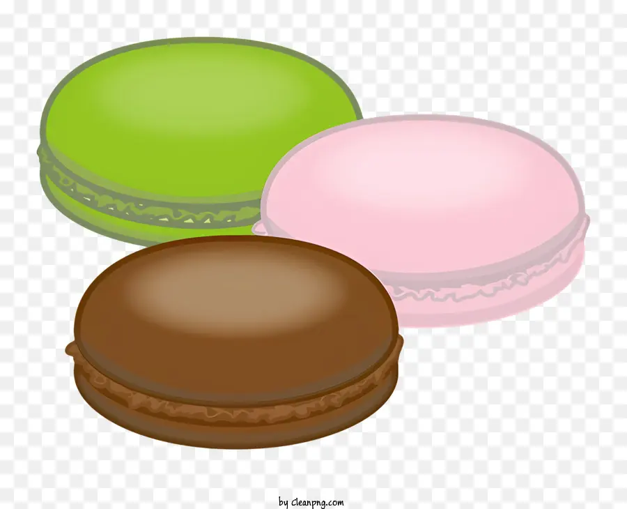 Dessin Animé，Macarons PNG