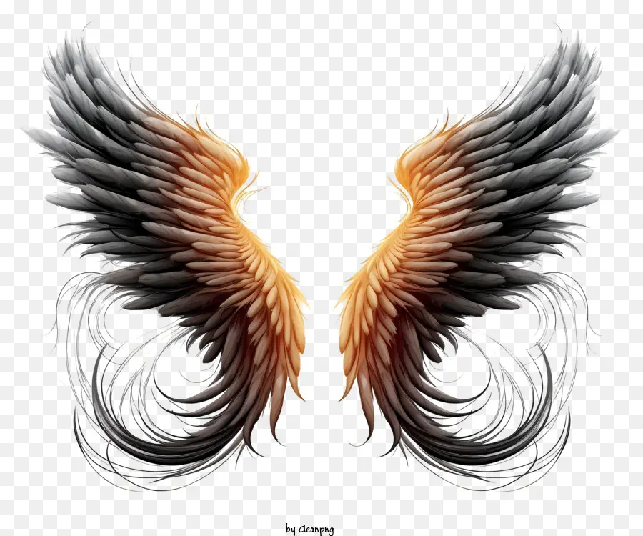 Sketch Angel Wings，Les Ailes De L'ange PNG