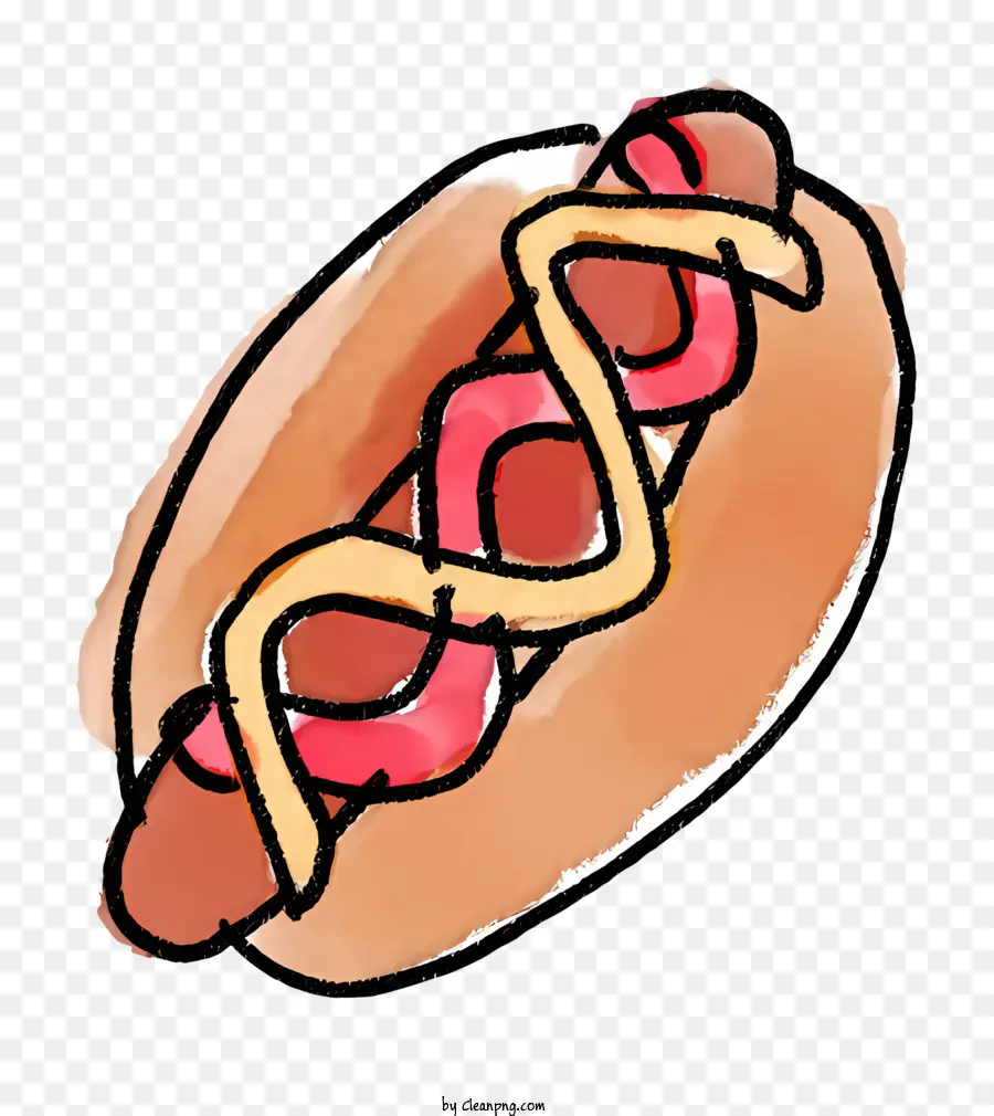 Dessin Animé，Hot Dog PNG