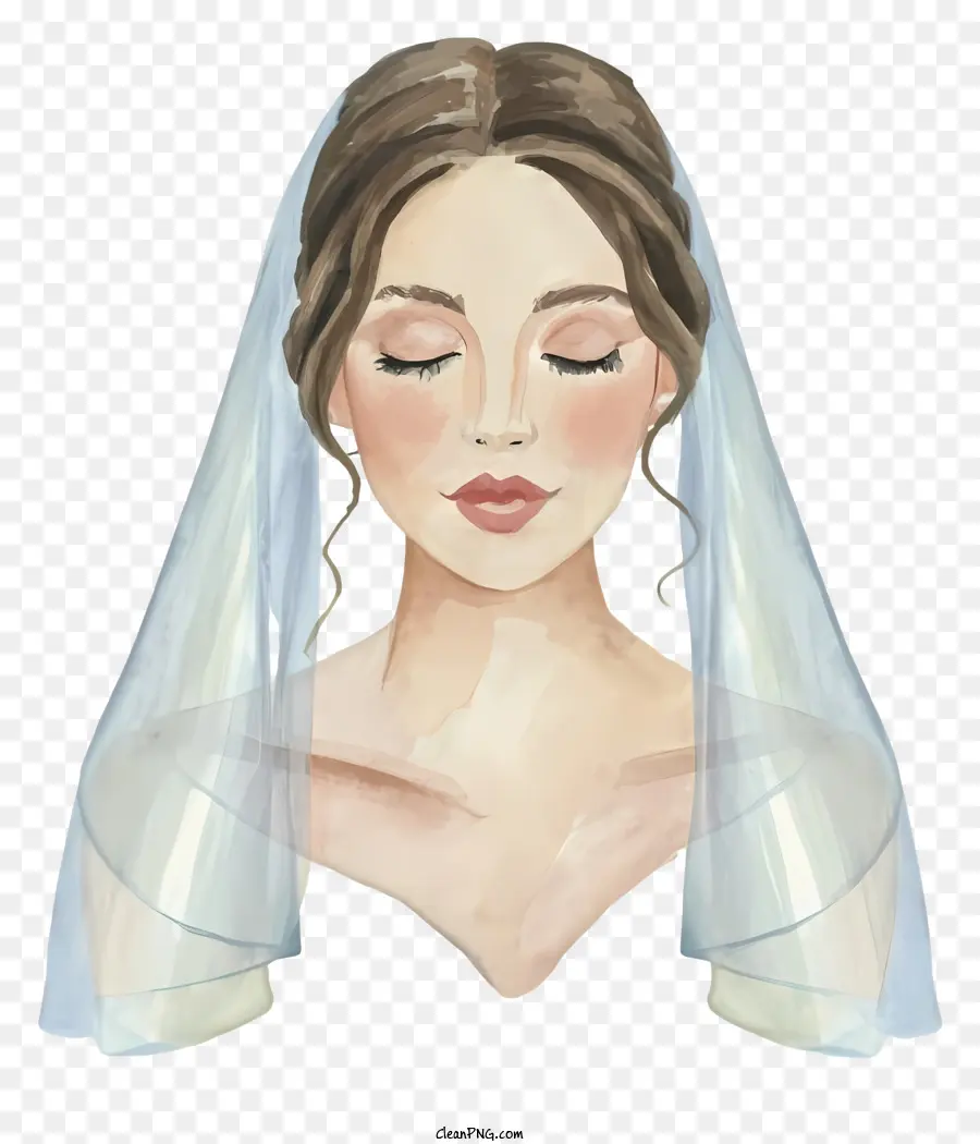 Dessin Animé，Mariage Voile PNG