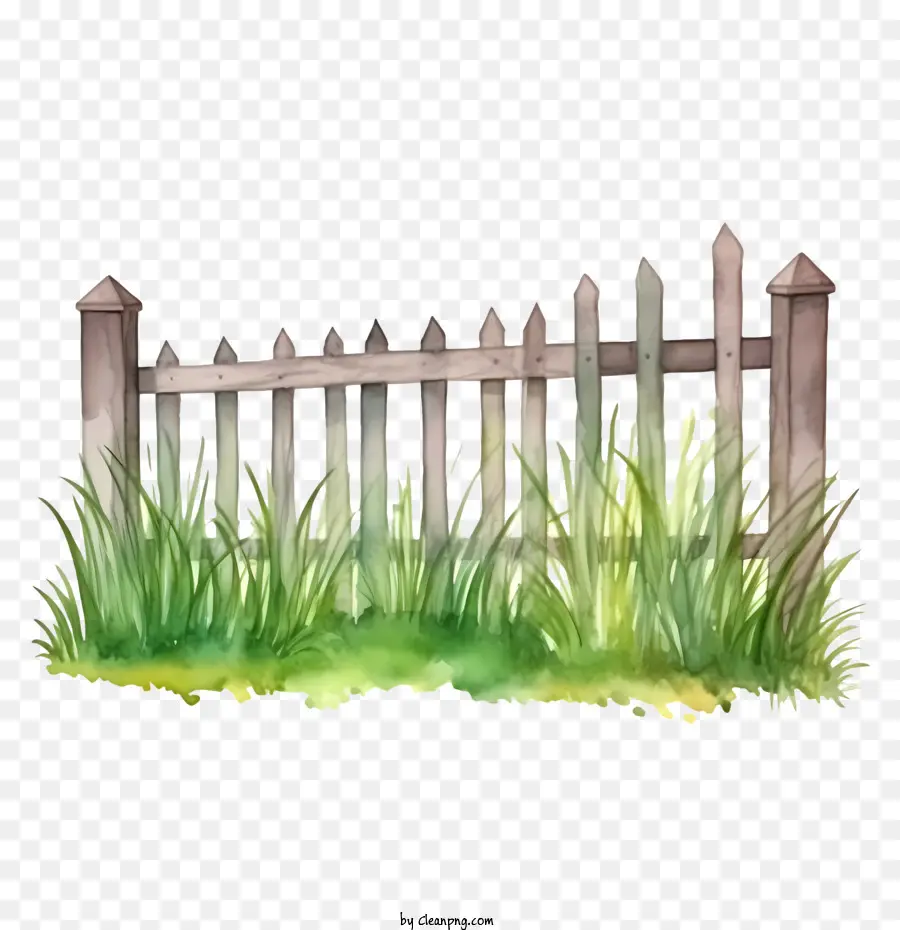 Clôture De Jardin En Bois，Jardin PNG