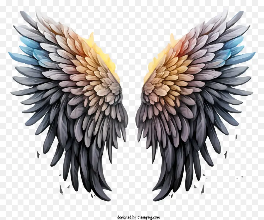 Cartoon Angel Wings，Les Ailes De L'ange PNG