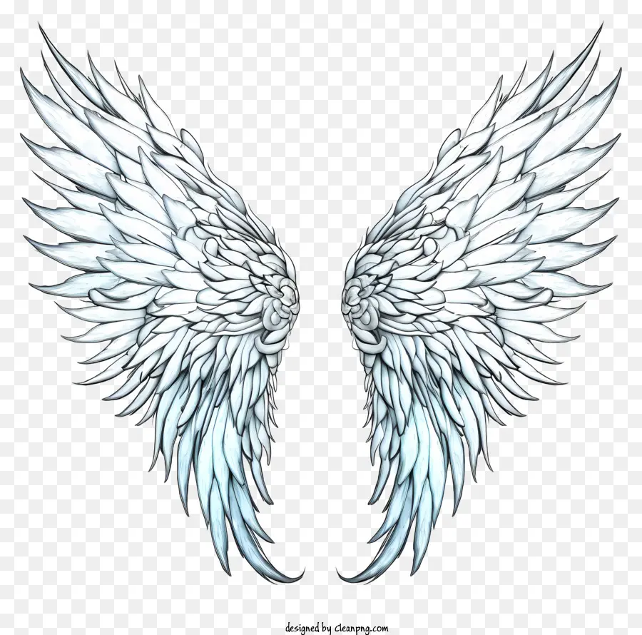 Doodle Angel Wings，Les Ailes De L'ange PNG