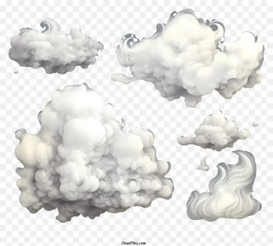 Nuage Abstrait，Nuages PNG