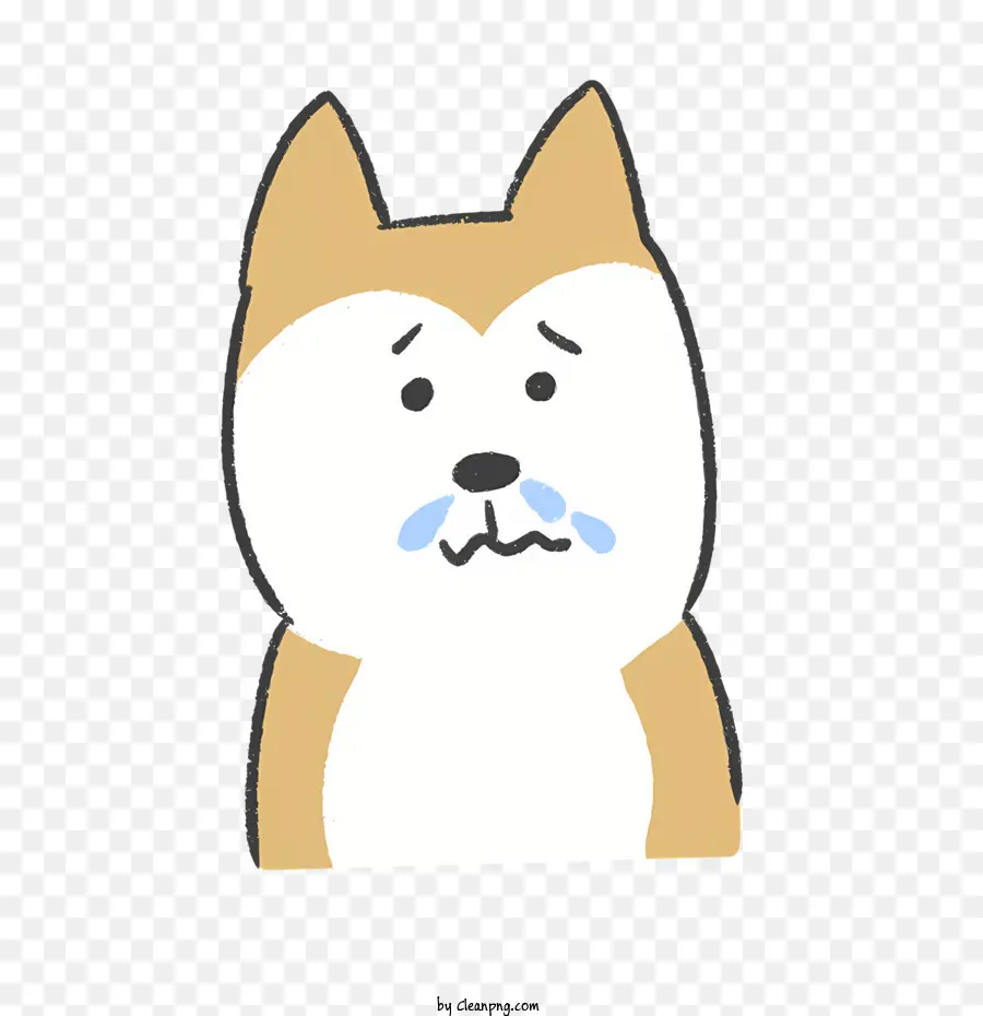 Dessin Animé，Chien Qui Pleure PNG