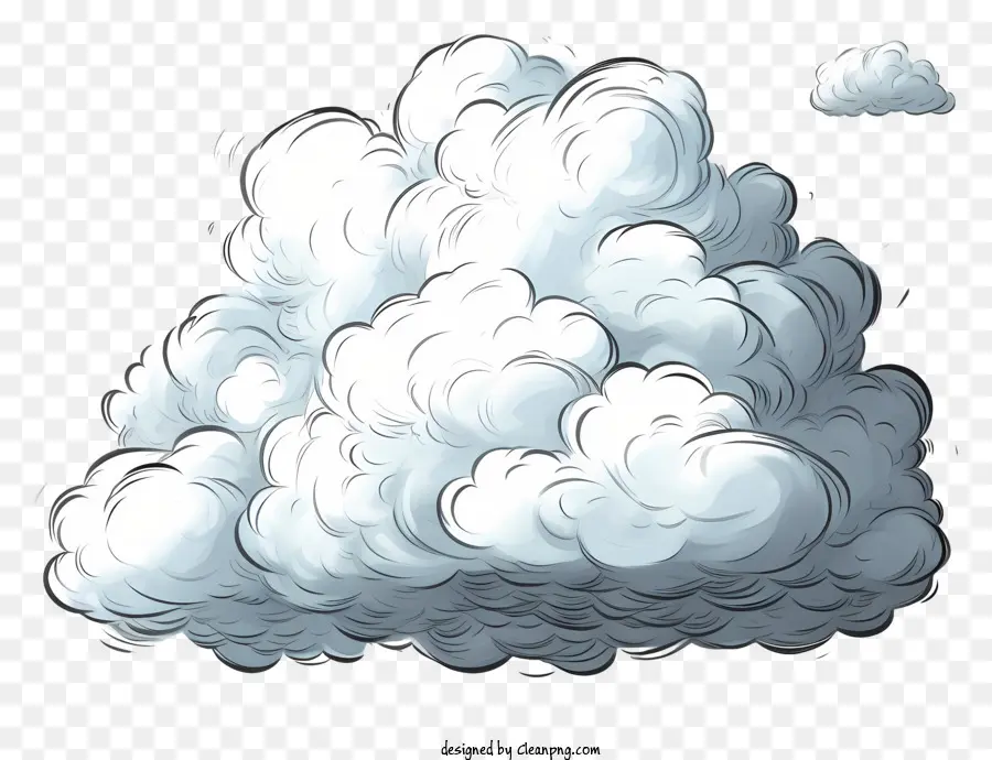 Esquisse Cloud，Nuage PNG