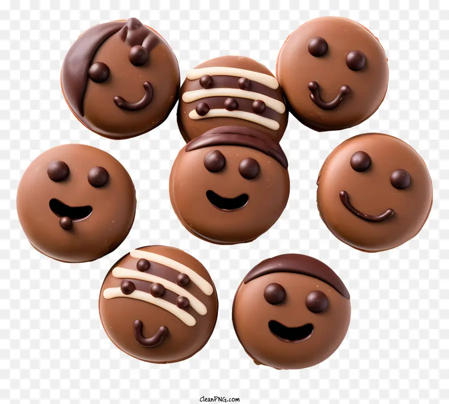 Journée N'importe Quoi Enrobée De Chocolat，Biscuits Nappés Chocolat Noir PNG