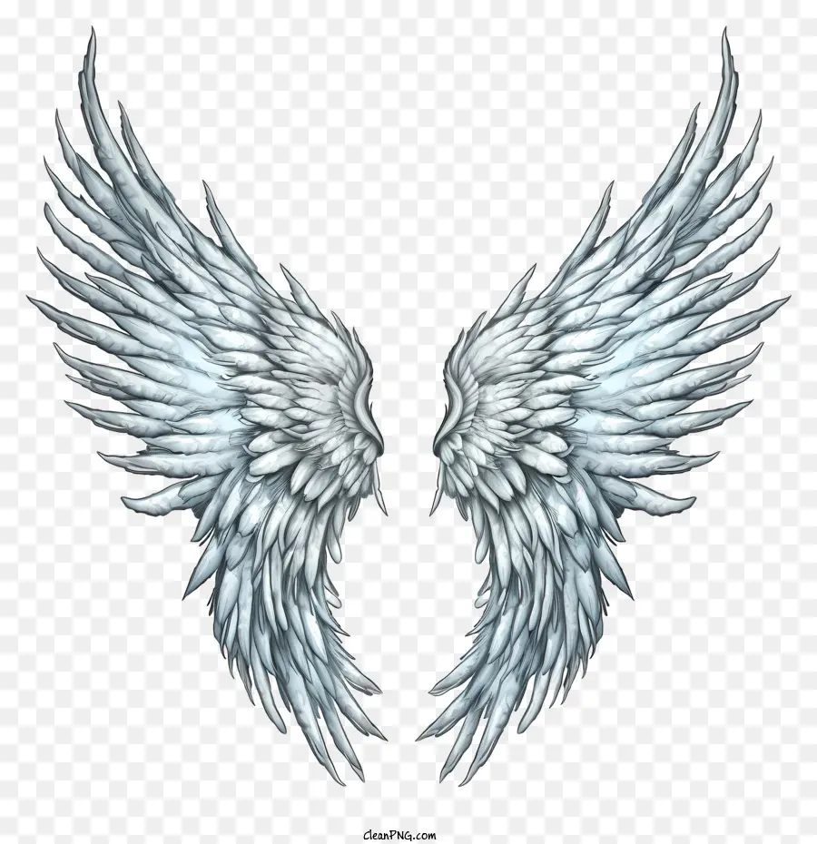 Doodle Angel Wings，Les Ailes De L'ange PNG