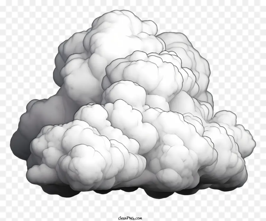 Nuage Dessiné à La Main，Nuages PNG