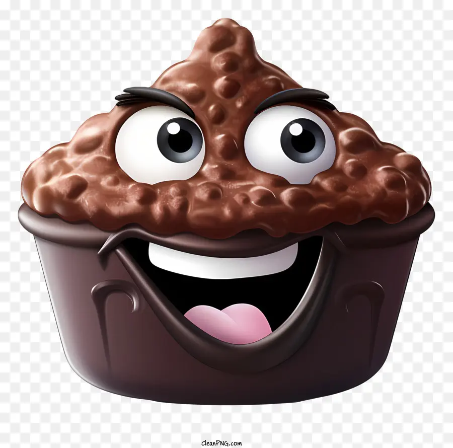 Journée N'importe Quoi Enrobée De Chocolat，Muffin Au Chocolat PNG