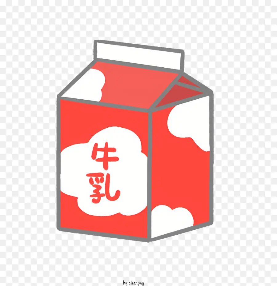 Dessin Animé，Carton De Lait PNG