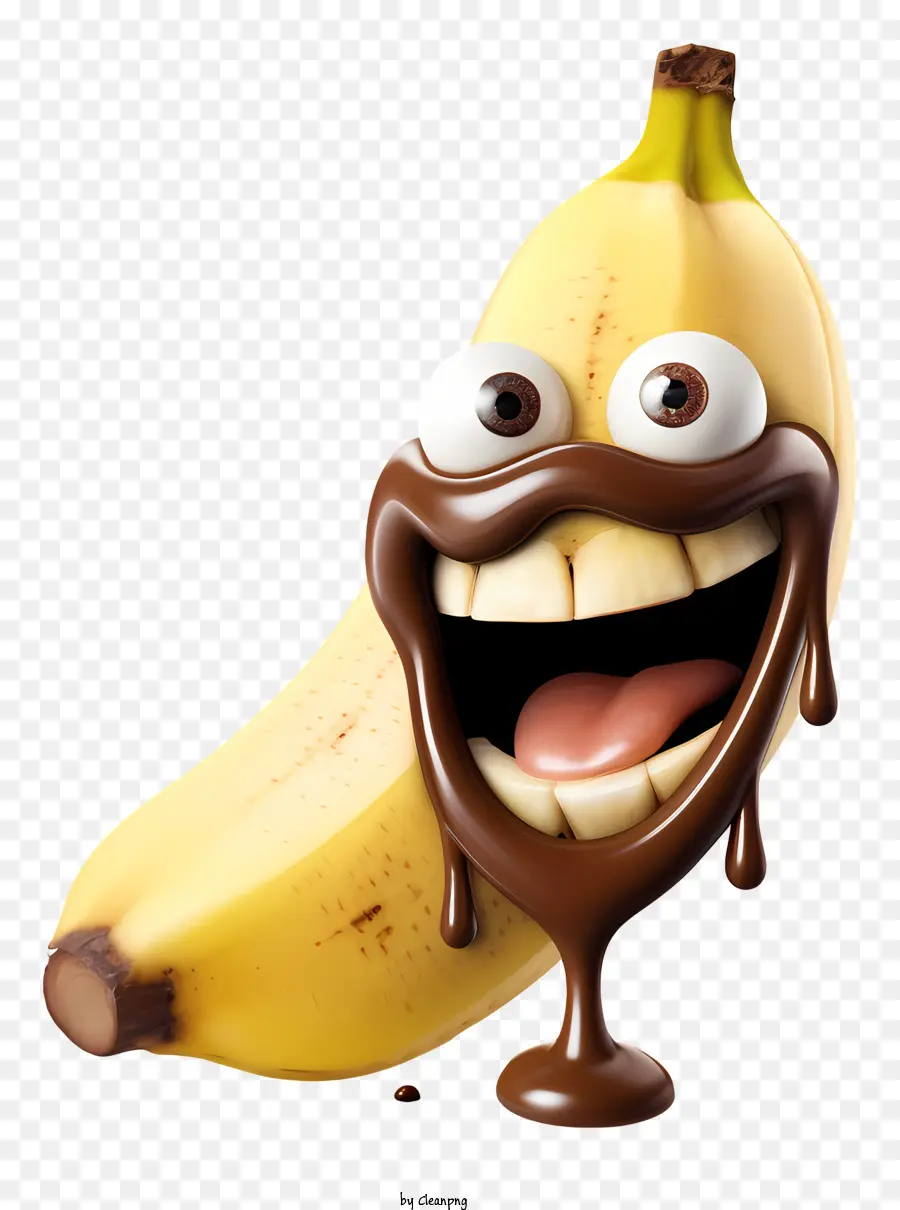 Recouvert De Chocolat Tout Les Jours，Chocolat Banane PNG