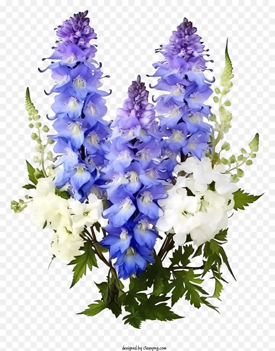 Arrangement De Fleurs Delphinium，Arrangement De Fleurs PNG