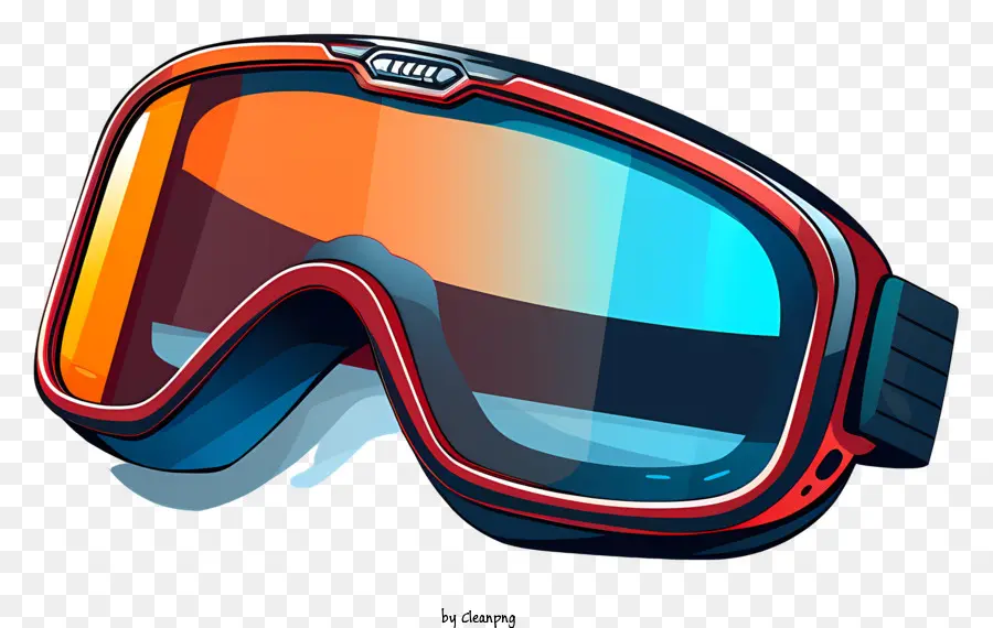 Lunettes De Ski，Lunettes Illustrées PNG