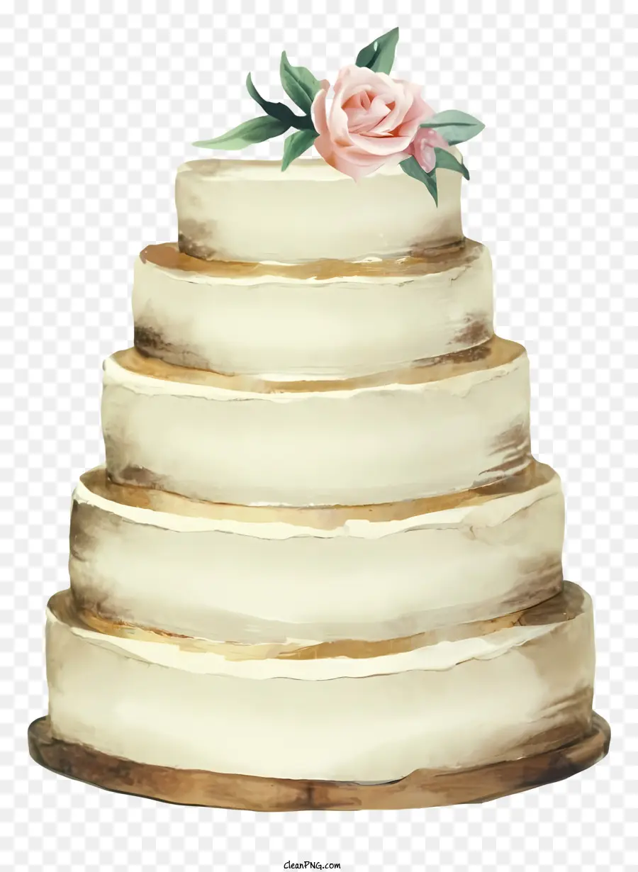 Dessin Animé，Gâteau De Mariage PNG