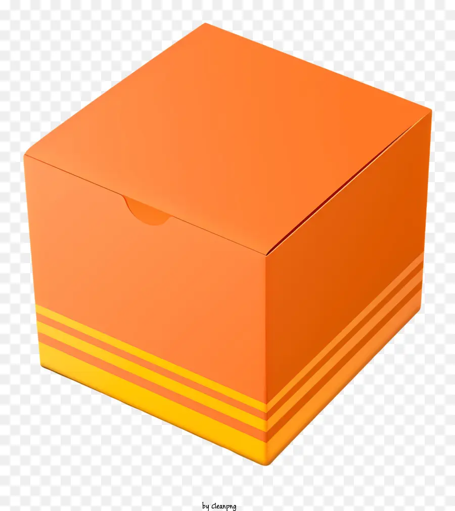 Boîte，Orange Boîte Cadeau PNG