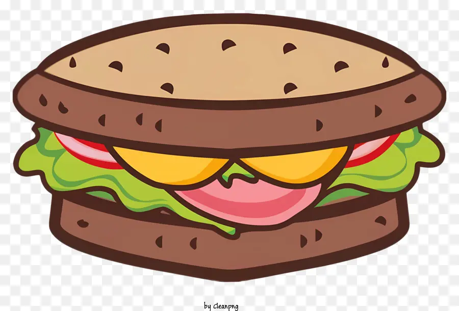 Dessin Animé，Sandwich PNG