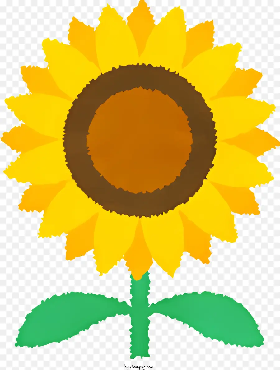 Dessin Animé，Tournesols PNG